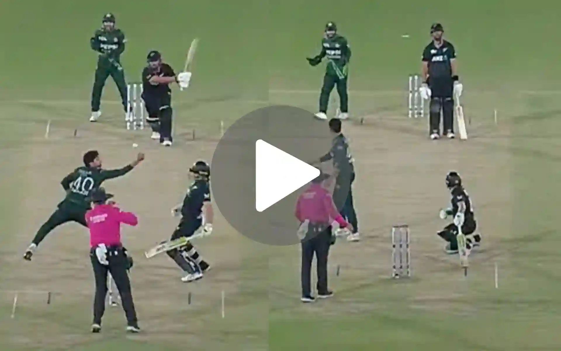 [Watch] Abrar Ahmed Shows Real Pakistan Anger To Mitchell After Stunning Reflex Catch